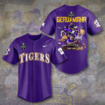 LSU Tigers Baseball Baseball Jersey – TANTN 14134