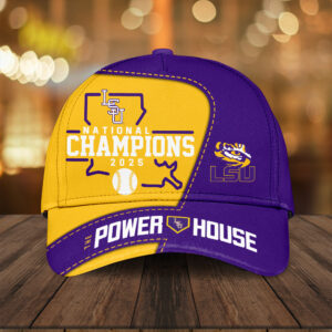 LSU Tigers Baseball 2025 National Champions Classic Cap - TANTN 14071