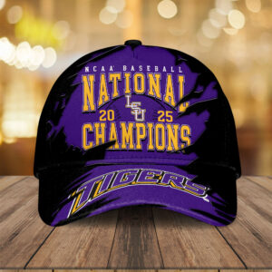 LSU Tigers Baseball 2025 National Champions Classic Cap - GNE 3893