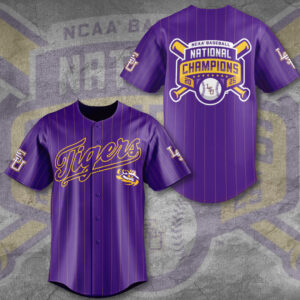 LSU Tigers Baseball Baseball Jersey - GNE 3928