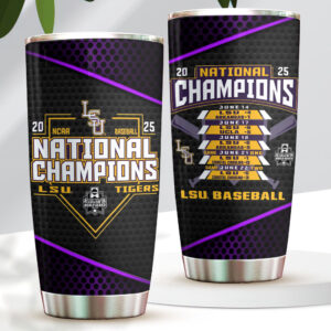 LSU Tigers Baseball Tumbler Cup - GNE 3839