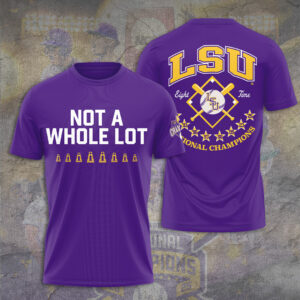 LSU Tigers Baseball 2025 National Champions 3D Apparel - TANTN 14683