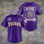 LSU Tigers Baseball Baseball Jersey – TANTN 14212