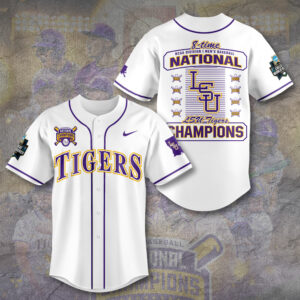 LSU Tigers Baseball Baseball Jersey - TANTN 14213