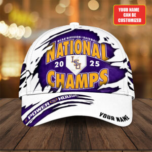 Personalized LSU Tigers Baseball 2025 National Champions Classic Cap - TANTN 13990