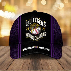 LSU Tigers Baseball 2025 National Champions Classic Cap - TANTN 13992