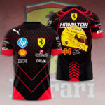 Scuderia Ferrari x Lewis Hamilton 3D Apparel - HOATT 9581