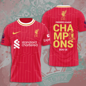 Liverpool FC 2024/25 Premier League Champions 3D Apparel - MAITM 10798