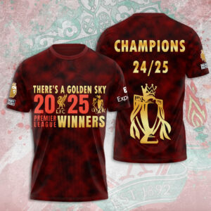 Liverpool FC 2024/25 Premier League Champions 3D Apparel – MAITM 10858
