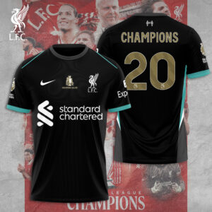 Liverpool FC 2024/25 Premier League Champions 3D Apparel – TANTN 12382