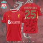 Liverpool FC 2024/25 Premier League Champions 3D Apparel – TANTN 12390