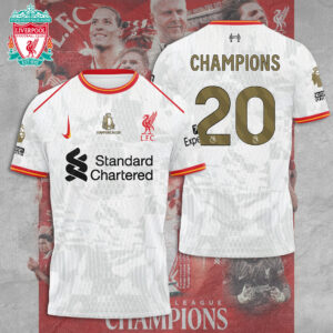 Liverpool FC 2024/25 Premier League Champions 3D Apparel – TANTN 12407