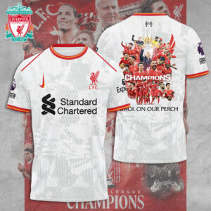 Liverpool FC 2024/25 Premier League Champions 3D Apparel – TANTN 12428