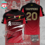 Liverpool FC 2024/25 Premier League Champions 3D Apparel – TANTN 12435