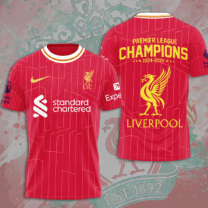 Liverpool FC 2024/25 Premier League Champions 3D Apparel – MAITM 10770