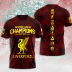 Liverpool FC 2024/25 Premier League Champions 3D Apparel – MAITM 10772