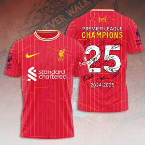 Liverpool FC 2024/25 Premier League Champions 3D Apparel - HOATT 10017