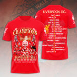 Liverpool FC 2024/25 Premier League Champions 3D Apparel - HOATT 10068