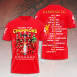 Liverpool FC 2024/25 Premier League Champions 3D Apparel – HOATT 10107