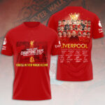 Liverpool FC 2024/25 Premier League Champions 3D Apparel – HOATT 10109