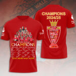 Liverpool FC 2024/25 Premier League Champions 3D Apparel - HOATT 10916