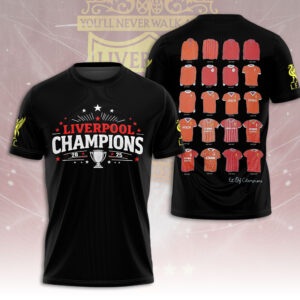 Liverpool FC 2024/25 Premier League Champions 3D Apparel – GNE 3276
