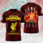 Liverpool FC 2024/25 Premier League Champions 3D Apparel – MAITM 10764
