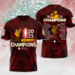 Liverpool FC 2024/25 Premier League Champions 3D Apparel - MAITM 10872