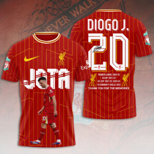 Liverpool FC x Diogo Jota 3D Apparel - HOATT 11680