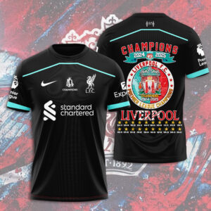 Liverpool FC 2024/25 Premier League Champions 3D Apparel - GNE NEW314