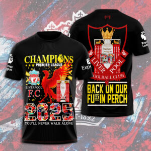 Liverpool FC 2024/25 Premier League Champions 3D Apparel – GNE NEW338