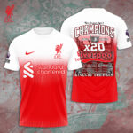 Liverpool FC 2024/25 Premier League Champions 3D Apparel – TANTN 12232