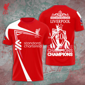 Liverpool FC 2024/25 Premier League Champions 3D Apparel – TANTN 12234