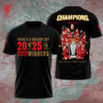 Liverpool FC 2024/25 Premier League Champions 3D Apparel – TANTN 12429