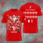 Liverpool FC 2024/25 Premier League Champions 3D Apparel – TANTN 12440