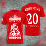 Liverpool FC 2024/25 Premier League Champions 3D Apparel – TANTN 12505