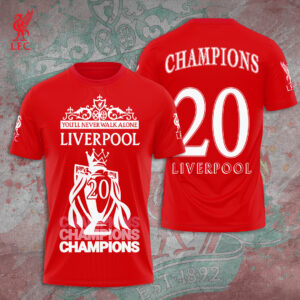 Liverpool FC 2024/25 Premier League Champions 3D Apparel – TANTN 12505