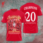 Liverpool FC 2024/25 Premier League Champions 3D Apparel – TANTN 12506