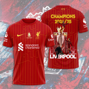 Liverpool FC 2024/25 Premier League Champions 3D Apparel - HOATT 10202
