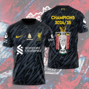 Liverpool FC 2024/25 Premier League Champions 3D Apparel – HOATT 10131