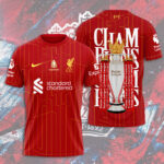 Liverpool FC 2024/25 Premier League Champions 3D Apparel - HOATT 10887