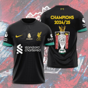 Liverpool FC 2024/25 Premier League Champions 3D Apparel – HOATT 10132
