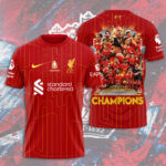Liverpool FC 2024/25 Premier League Champions 3D Apparel - HOATT 10566
