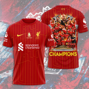 Liverpool FC 2024/25 Premier League Champions 3D Apparel - HOATT 10566