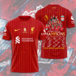 Liverpool FC 2024/25 Premier League Champions 3D Apparel - HOATT 10618