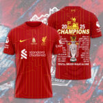 Liverpool FC 2024/25 Premier League Champions 3D Apparel - HOATT 10867