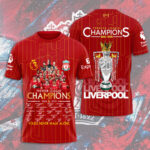 Liverpool FC 2024/25 Premier League Champions 3D Apparel - HOATT 10222