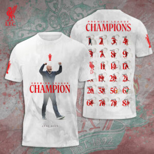Liverpool FC 2024/25 Premier League Champions 3D Apparel - GNE 3279