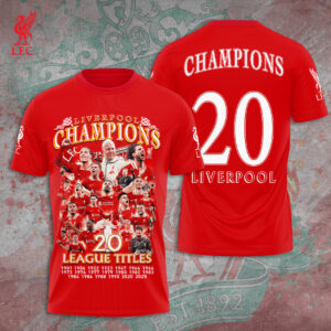 Liverpool FC 2024/25 Premier League Champions 3D Apparel – GNE 3294