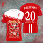 Liverpool FC 2024/25 Premier League Champions 3D Apparel – GNE 3312